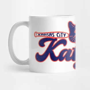 Defunct Kansas City Katz Baseball Mug